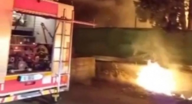 Trafo bomba gibi patladı