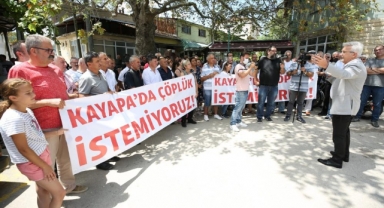 Vatandaşlardan çöplük mesajı