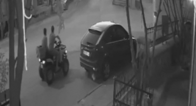 ATV ile gelip akü çaldılar