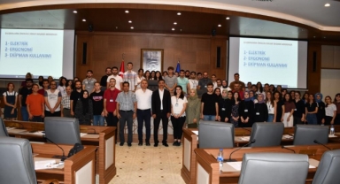 Bursa Büyükşehir'de stajyerler oryantasyon eğitiminde