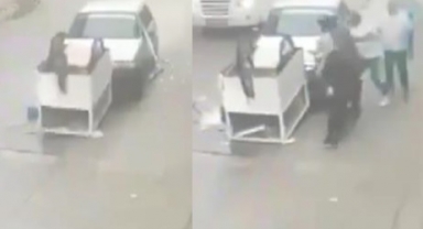 Bursa'da inanılmaz kaza kamerada..