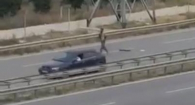 Çevre yolunda akan trafikte ölüme meydan okudu