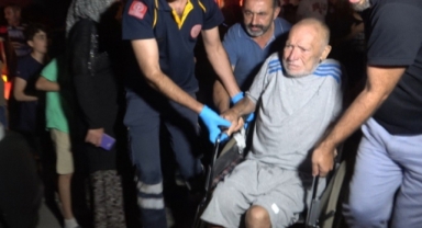 Doğanbey TOKİ’lerde korkutan yangın