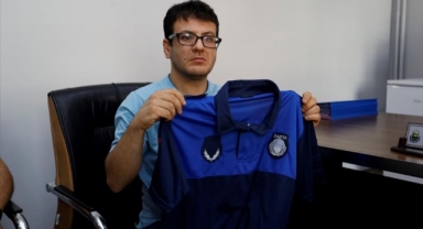 Engelli gencin zabıta hayali gerçek oldu