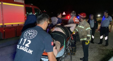 Eşini arayarak moral verdi