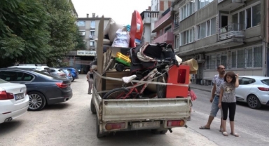 Ev sahibinin oğlu kız kaçırınca 3 çocukla sokakta kaldılar