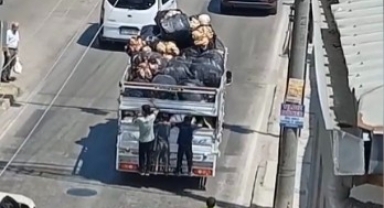 Gençlerin tehlikeli yolculuğu kameralarda