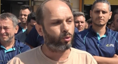 PTT işçileri iş bıraktı