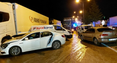 Samsun'da feci kaza 23 araç birbirine girdi, 18 kişi yaralandı