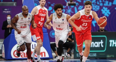A Milli Erkek Basketbol Takımı, Belçika'yı devirdi