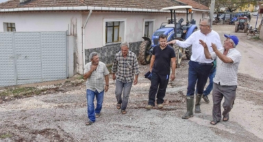 Başkan Özkan aşırı yağış sonrası sahada inceleme yaptı