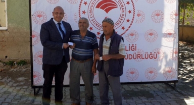 Çiftçiye ‘Bitki koruma ürünleri uygulama’ sertifikası verildi
