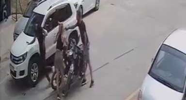 Eski sevgili dehşeti kamerada