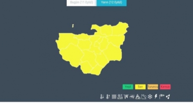 Meteorolojiden Bursa için sarı uyarı