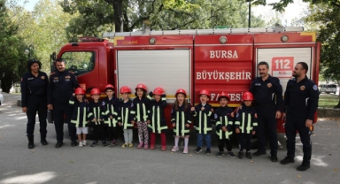 Minik alev savaşçıları göreve hazır