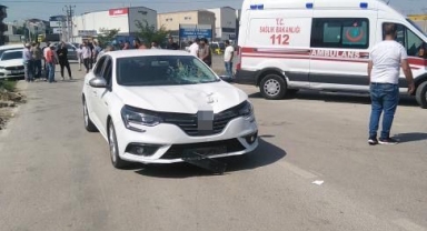 Otomobilin çarptığı inşaat işçisi hayatını kaybetti