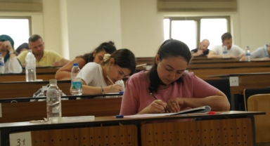 Yıldırım'da memur adaylarına KPSS provası
