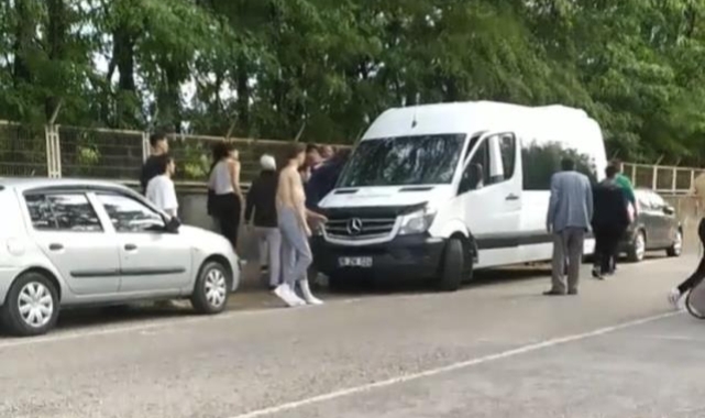 Amatör maç sonrası taraftarlar arasında kavga