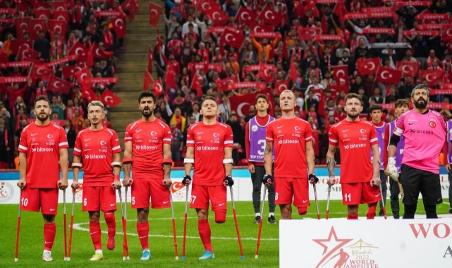 Ampute Futbol Dünya Kupası şampiyonu Türkiye!
