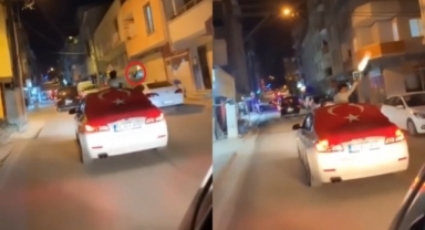 Asker konvoyunda dehşet saçtılar