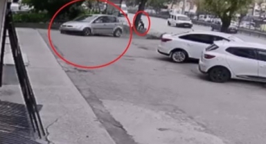 Bisikletli çocuğu ölüm böyle teğet geçti