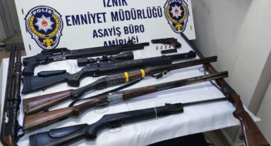 Bursa'da çok sayıda ruhsatsız silah ele geçirildi