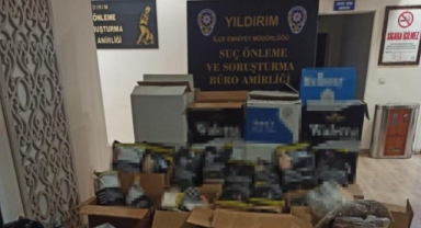 Bursa'da kaçak tütün operasyonu: 1 gözaltı