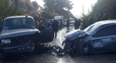 Bursa-Orhangazi yolunda kaza: 5 yaralı