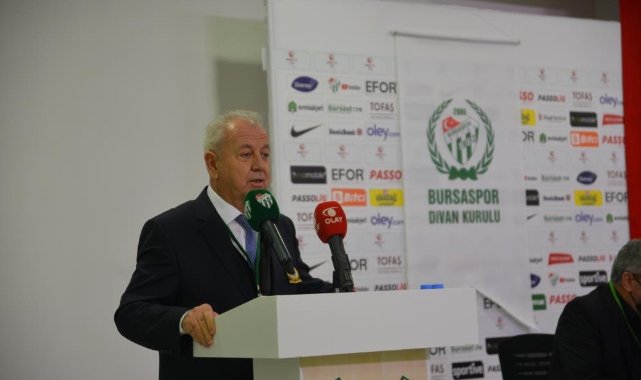 Bursaspor’da Divan Kurulu 20 Ekim’de toplanıyor
