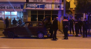 Çalıntı otomobille yakalandılar