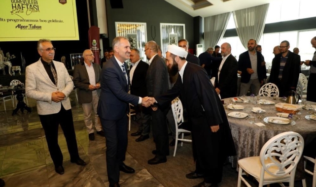 Din görevlileri, İnegöl Belediyesinin misafiri oldu