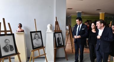 Dündar’dan sanat dolu ziyaret