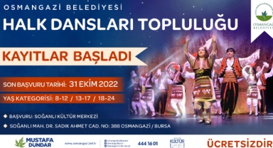 Halk Dansları Kursuna Kayıtlar Başladı