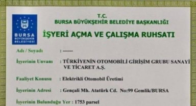 İşte TOGG Otomobil Fabrikası'nın ruhsatı
