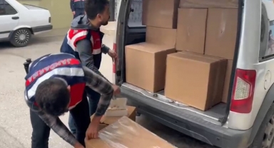 Jandarmadan 1 milyon 750 bin kaçak makaron operasyonu