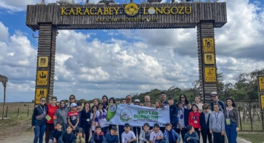 Karacabey’in doğası öğrencilere ilham kaynağı oluyor