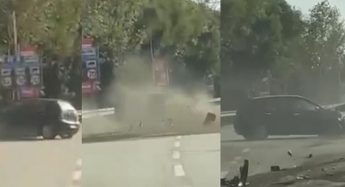 Kaza 'böyle geliyorum' dedi