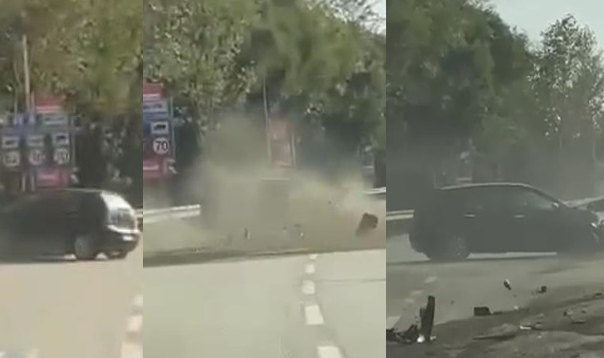 Kaza 'böyle geliyorum' dedi