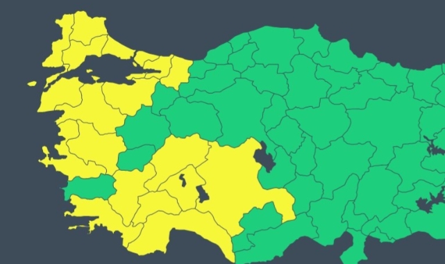 Meteoroloji'den 19 il için 'sarı kodlu' uyarı!