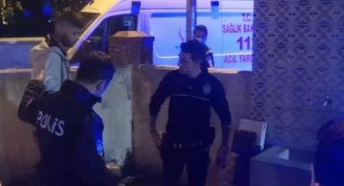 Mezarlıkta feci şekilde dövdüler