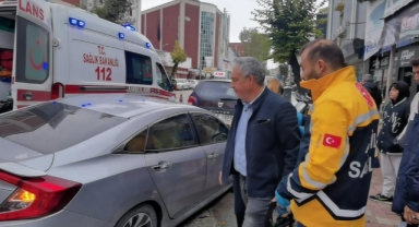 Nöbet geçiren sürücü araçlara çarparak durabildi
