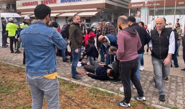 Servis minibüsünde can pazarı...