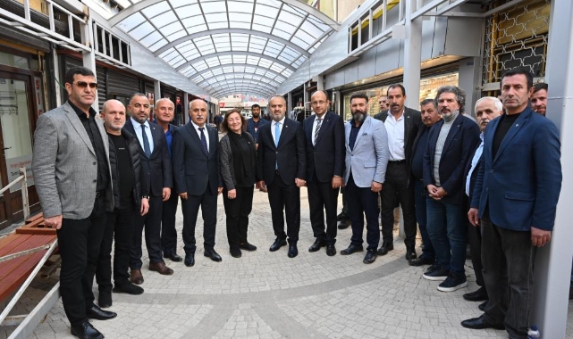 Yenişehir çarşısına konfor geliyor