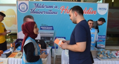 Yıldırım’dan üniversitelilere sıcak karşılama
