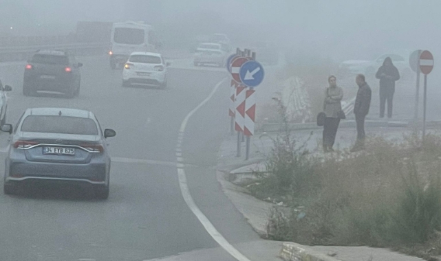 Yoğun sis etkili oluyor