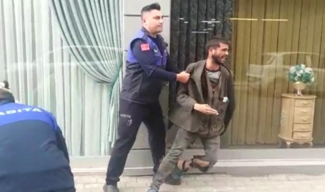 Zabıta'nın dilenci ile imtihanı