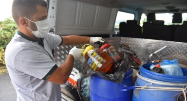 1 litre atık yağ'a 10 litre Uludağ suyu hediye
