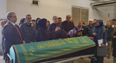 Ambulans şoförüne gözyaşlarıyla veda