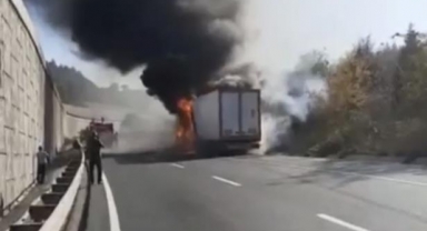 Araç yangınları kameralarda