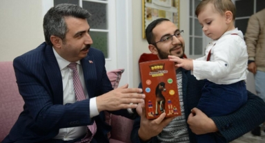 Başkan Yılmaz şehit ailelerini unutmuyor